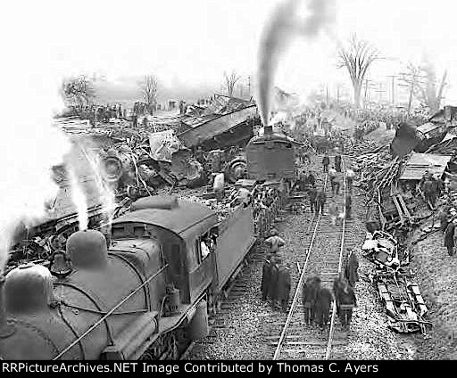 PRR New Portage Wreck, 1916